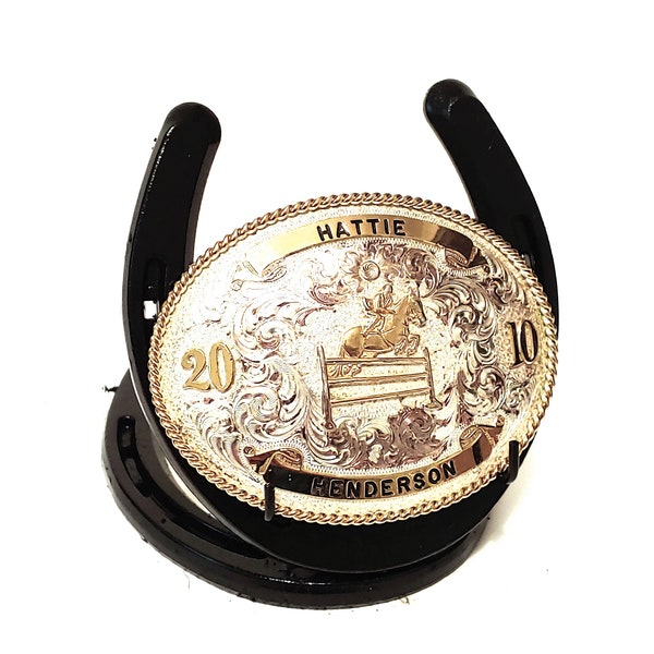 Western Single Belt Buckle Display