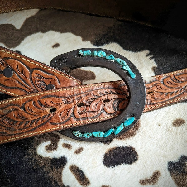 Authentic Horse Shoe Belt Buckle