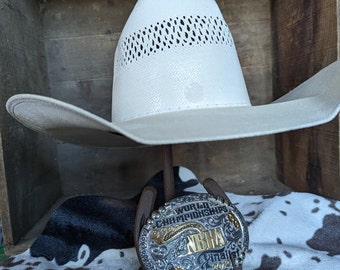 Cowboy Hat and Belt Buckle Stand/Holder/Display