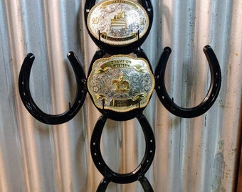 Western Cross Belt Buckle Display