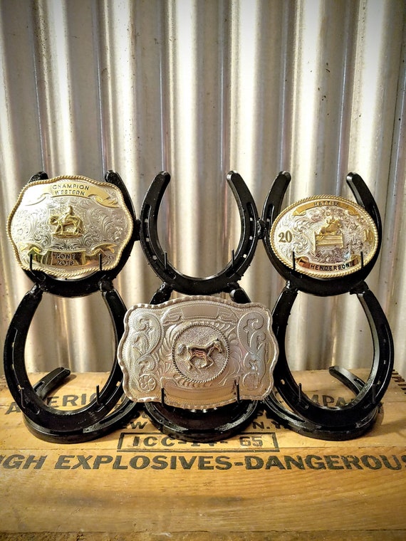 Western Trophy Belt Buckle Display -  Canada