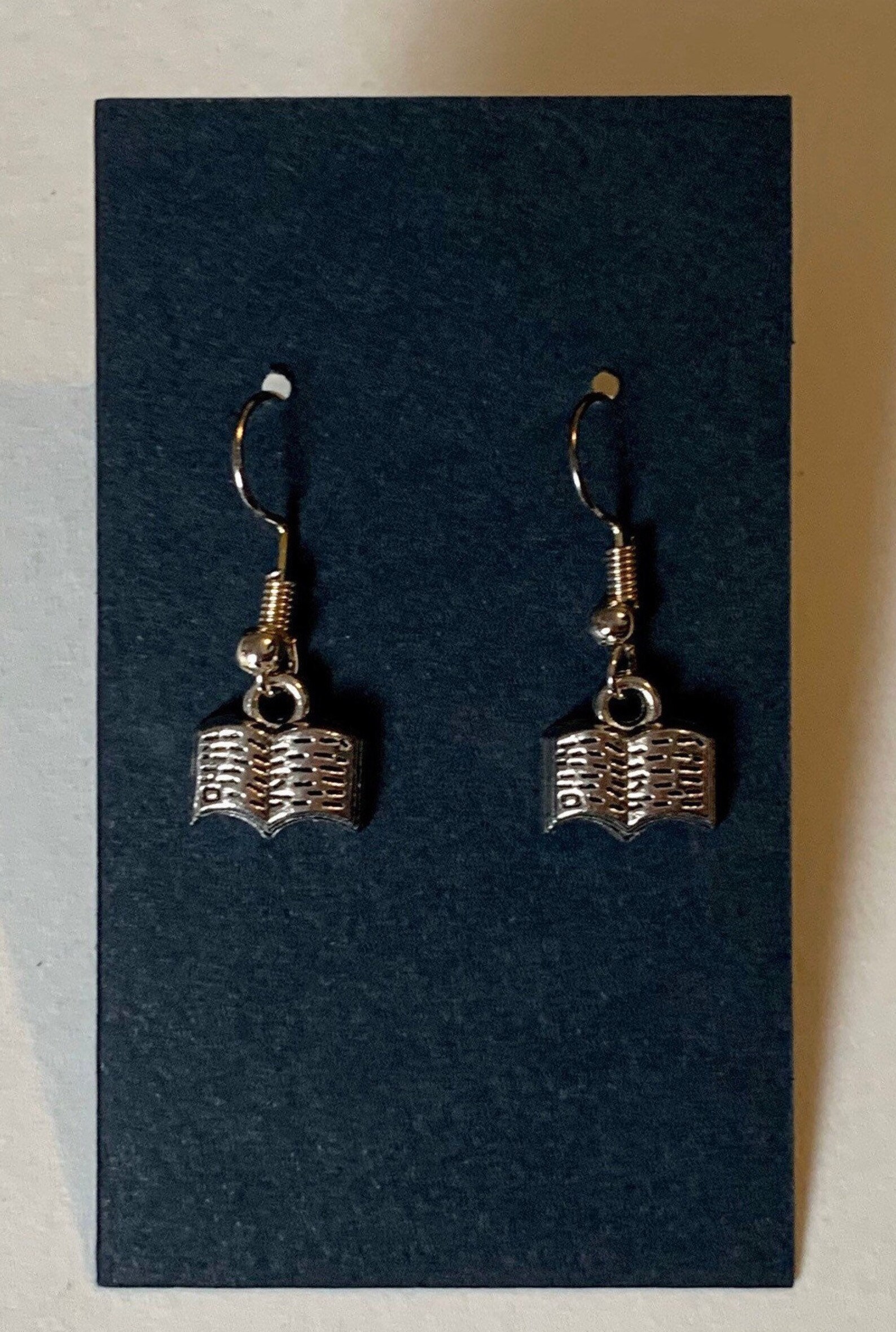 Little book earrings Etsy