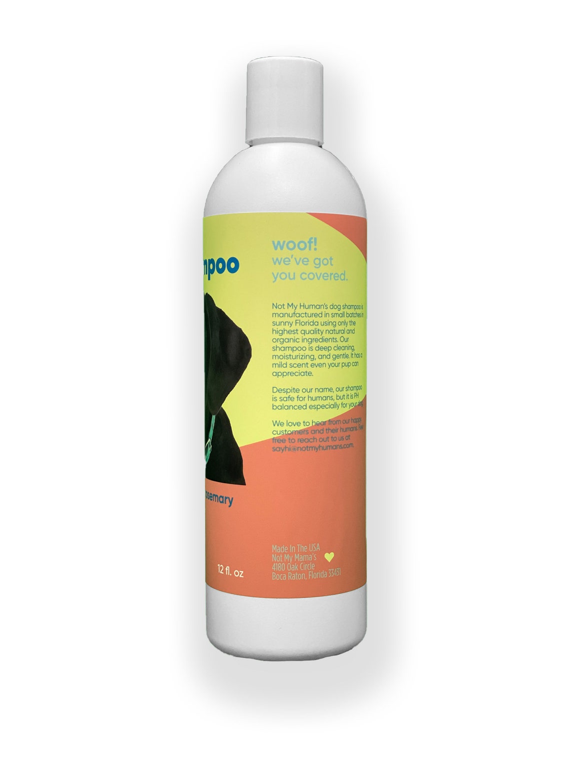 All Natural Dog Shampoo in Rosemary & Cedarwood by Not My Etsy