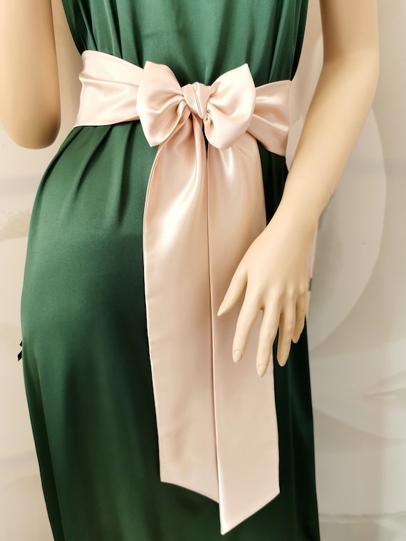 satin tie belt dress Maternity Sash Beige Nude Powder Bridal Belt Ribbon Satin Tie Sash for  Bridesmaid Bridal Belt Satin