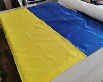 Ukrainian flag from Ukraine made in Ukraine. Ukrainian national big flag garden Ukrainian shop