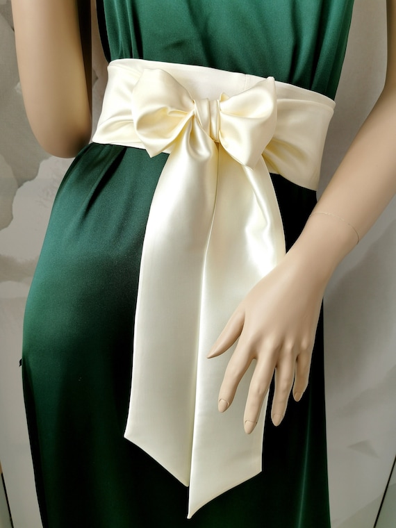 satin sashes for bridesmaid dresses Champagne Sash Belt Bride Wide Sash for Dress or Robe mismatched bridesmaid dresses
