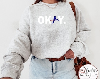 OKAY. Buffalo Offense, This is Our Year!! Bill-ieve IT!! Lets Go Buffalo, Bills Christmas, Sweatshirt, Sassy Pants Tees, dtg