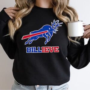 Bills Christmas Reindeer, Let&#39;s Go Buffalo, This is Our Year!! Bill-ieve IT!!, Sweatshirt, Sassy Pants Tees, dtg