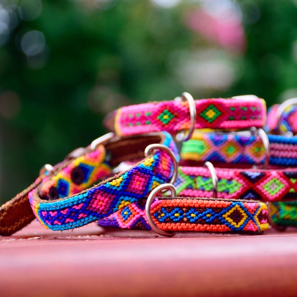 Handcrafted Elegance: Artisanal Dog Collars for Your Stylish Pup - Size XS