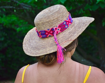 Mexican Braided Hat Band | Matching Set for Pets & Owners  |  Handwoven Hat Belt