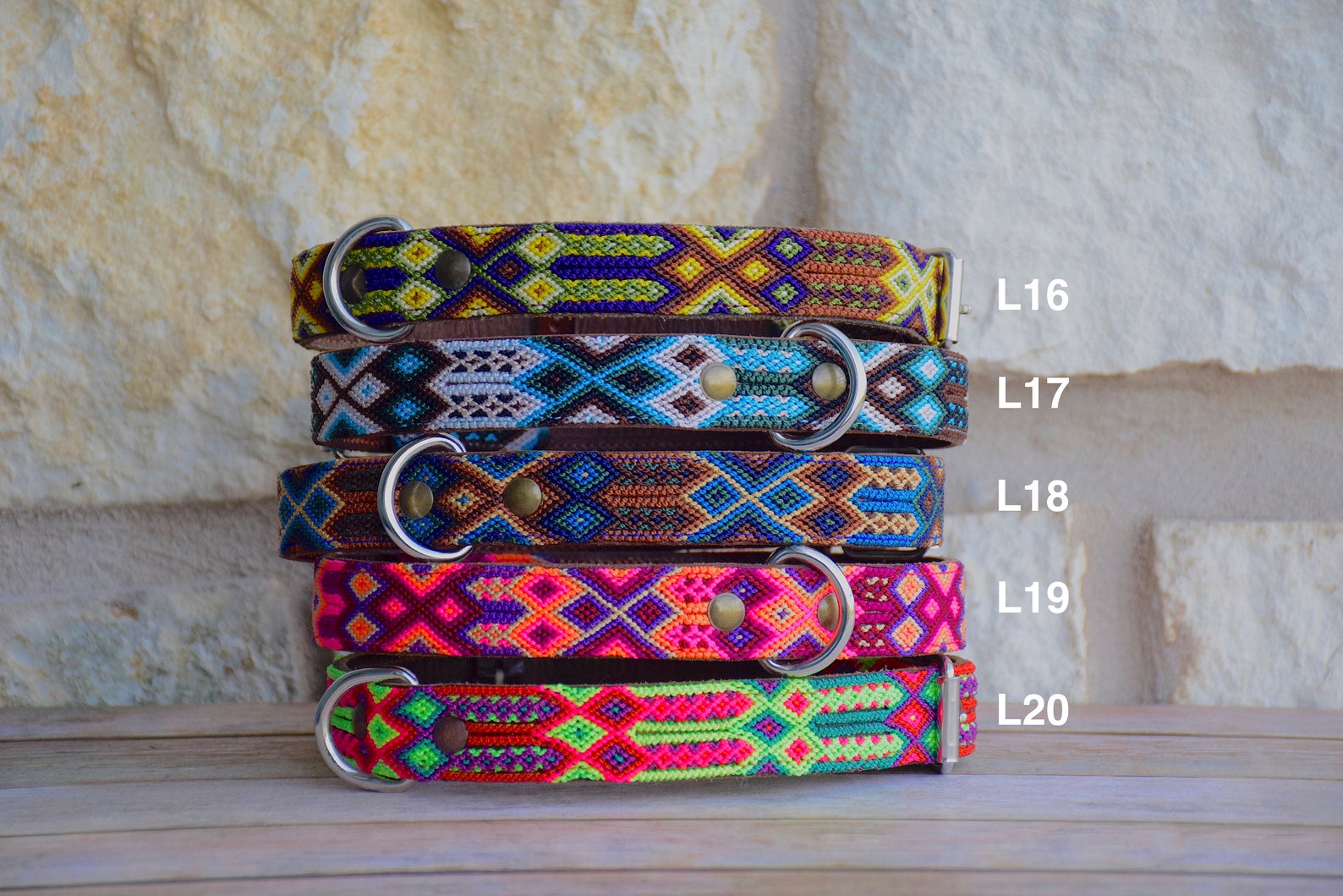 Large Dog Collars Handmade Dog Collars Mexican Dog Collars Etsy