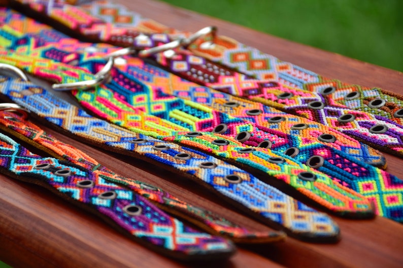 Large Dog Collars Handmade Dog Collars Mexican Dog Collars Etsy
