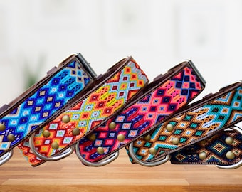 Mexican Handmade Collars I Leather Dog/Cat Collars for small and Large breeds