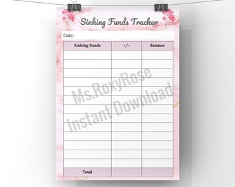 sinking funds envelope weekly saving The Emery Set- PERSONALIZED cash envelopes budgeting debt reduction savings