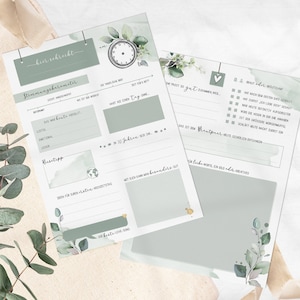 Guestbook cards | Eucalyptus Sage Guestbook Alternative #GK001