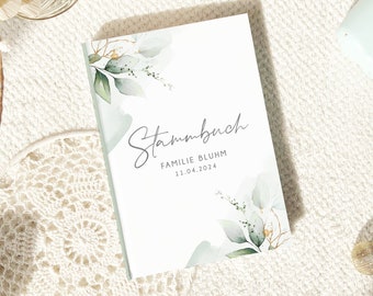 Family book in classic, A5 or A4 "Greenery Eucalyptus" #S116a
