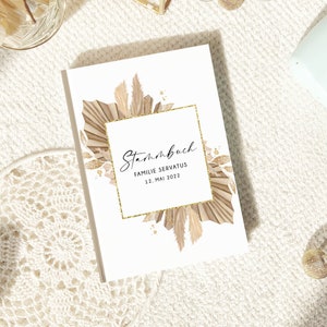 Stammbuch der Familie in 3 Größen "Boho Stil"  #S114