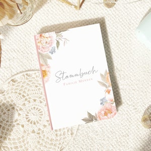 Stammbuch der Familie "Pastell Rose" #S025