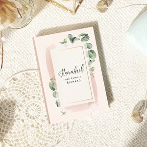 STAMMBUCH der Familie | A5 | A4 | Hochzeit | Personalisiert mit Name | mit Klemmschiene | Familienstammbuch | Heiratsurkunde #S059