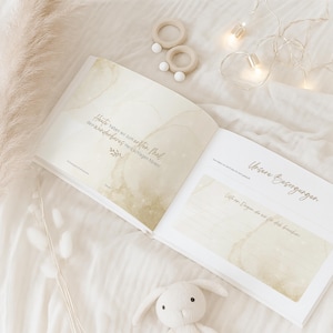 Pregnancy Diary to Fill Out "Butterflies in the Belly" | Memory Book for Expectant Moms | Gift for Pregnant Women | Diary image 7