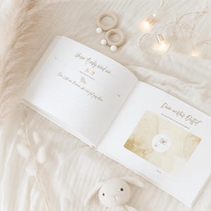 Pregnancy Diary to Fill Out "Butterflies in the Belly" | Memory Book for Expectant Moms | Gift for Pregnant Women | Diary image 4