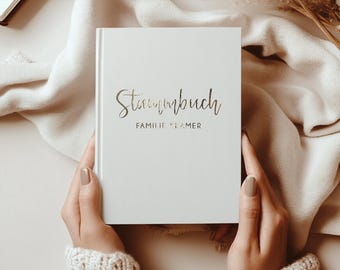 Family album in classic, A5 or A4 | refined in gold, silver or rose gold | color selectable | elegant #S037