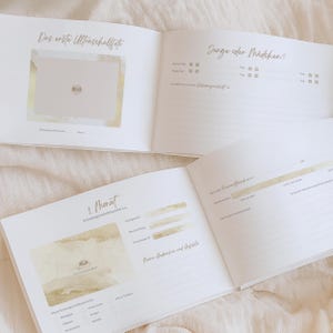 Pregnancy Diary to Fill Out "Butterflies in the Belly" | Memory Book for Expectant Moms | Gift for Pregnant Women | Diary image 3