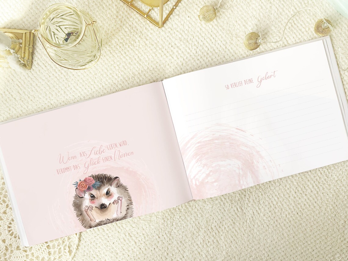 Album pour bébés Nom Personnalisation Première année | Etsy