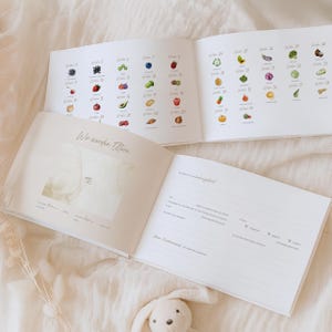 Pregnancy Diary to Fill Out "Butterflies in the Belly" | Memory Book for Expectant Moms | Gift for Pregnant Women | Diary image 2
