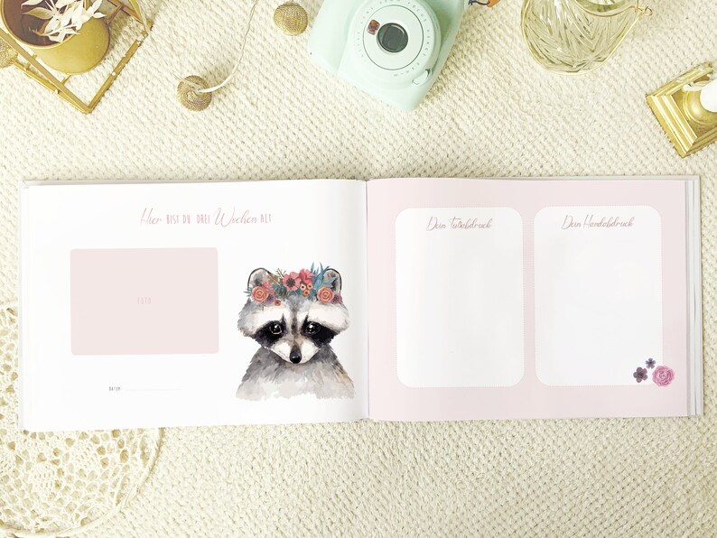 Album Bébé 1ère Année Lionne 50 - Etsy France