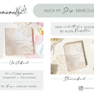 Gästebuch zur Hochzeit im eleganten Stil G125 Bild 7