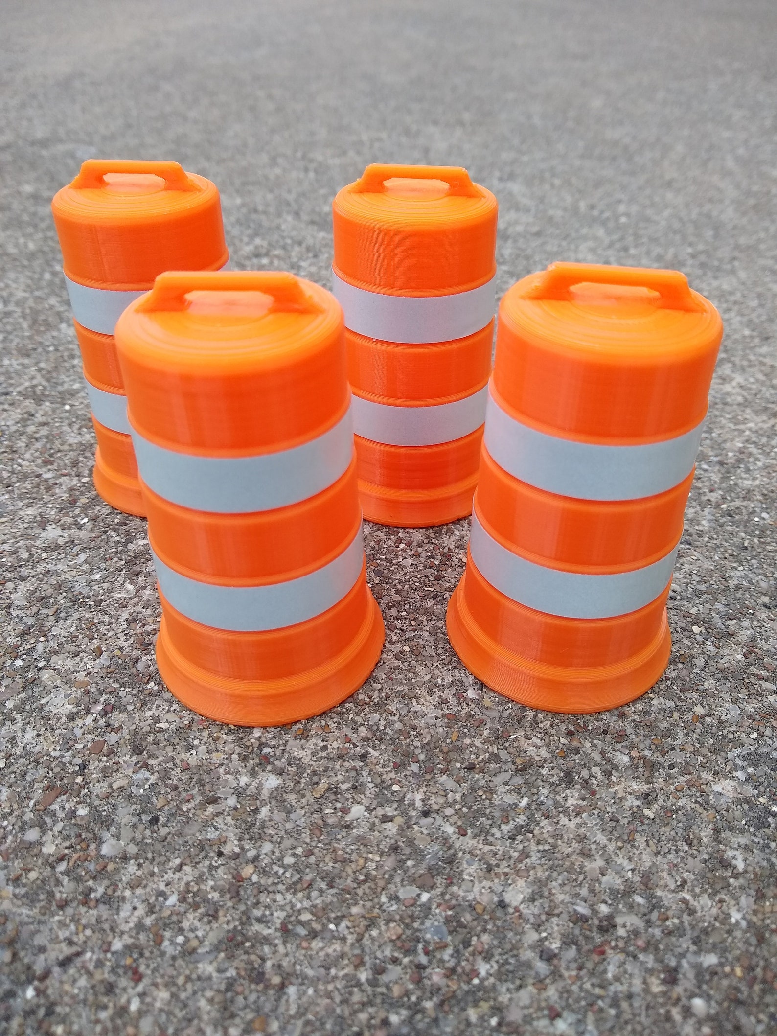 114 Scale Orange Construction Barrel / Traffic Barrel With Etsy UK