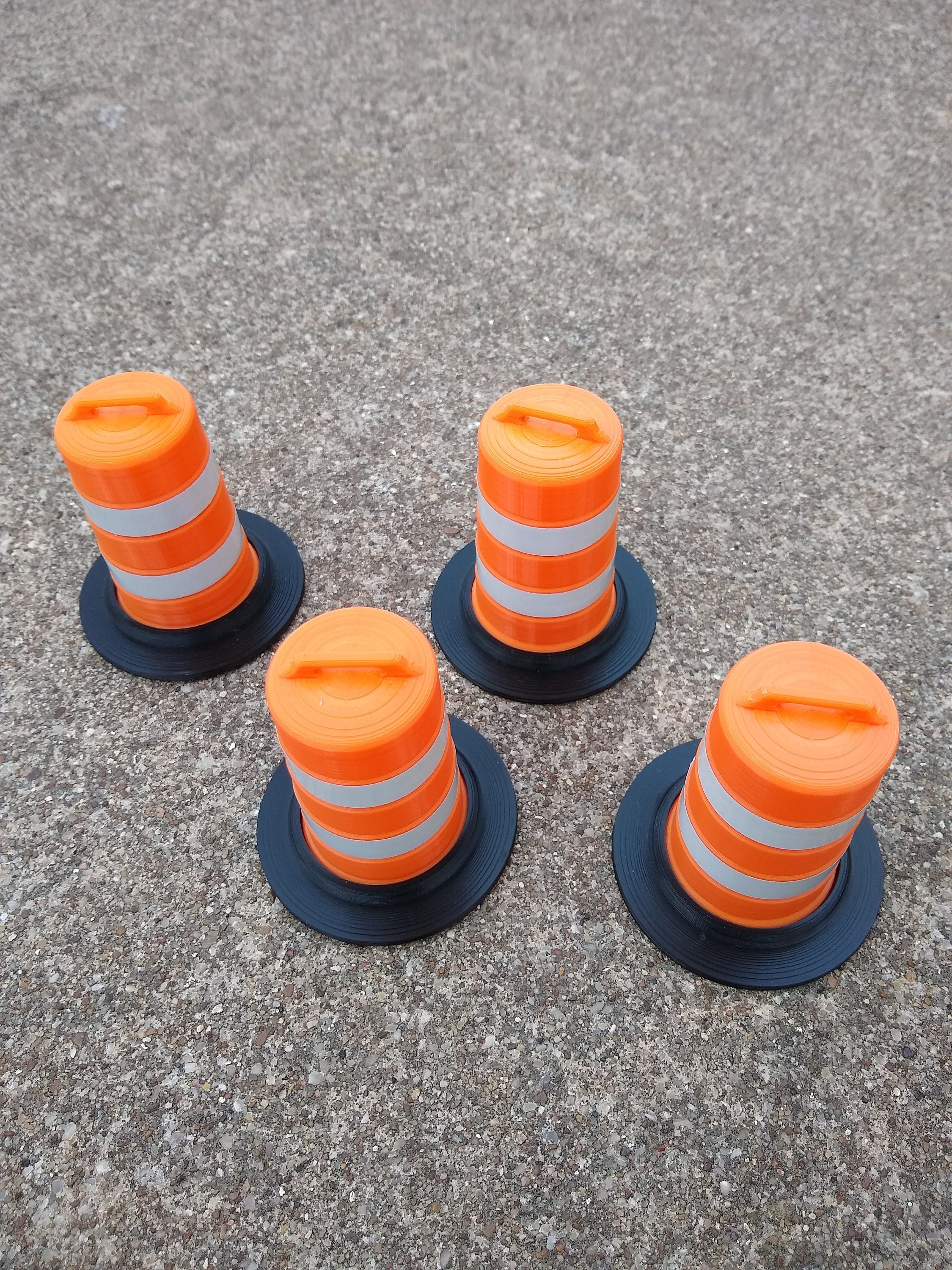 114 Scale Orange Construction Barrel / Traffic Barrel With Etsy UK