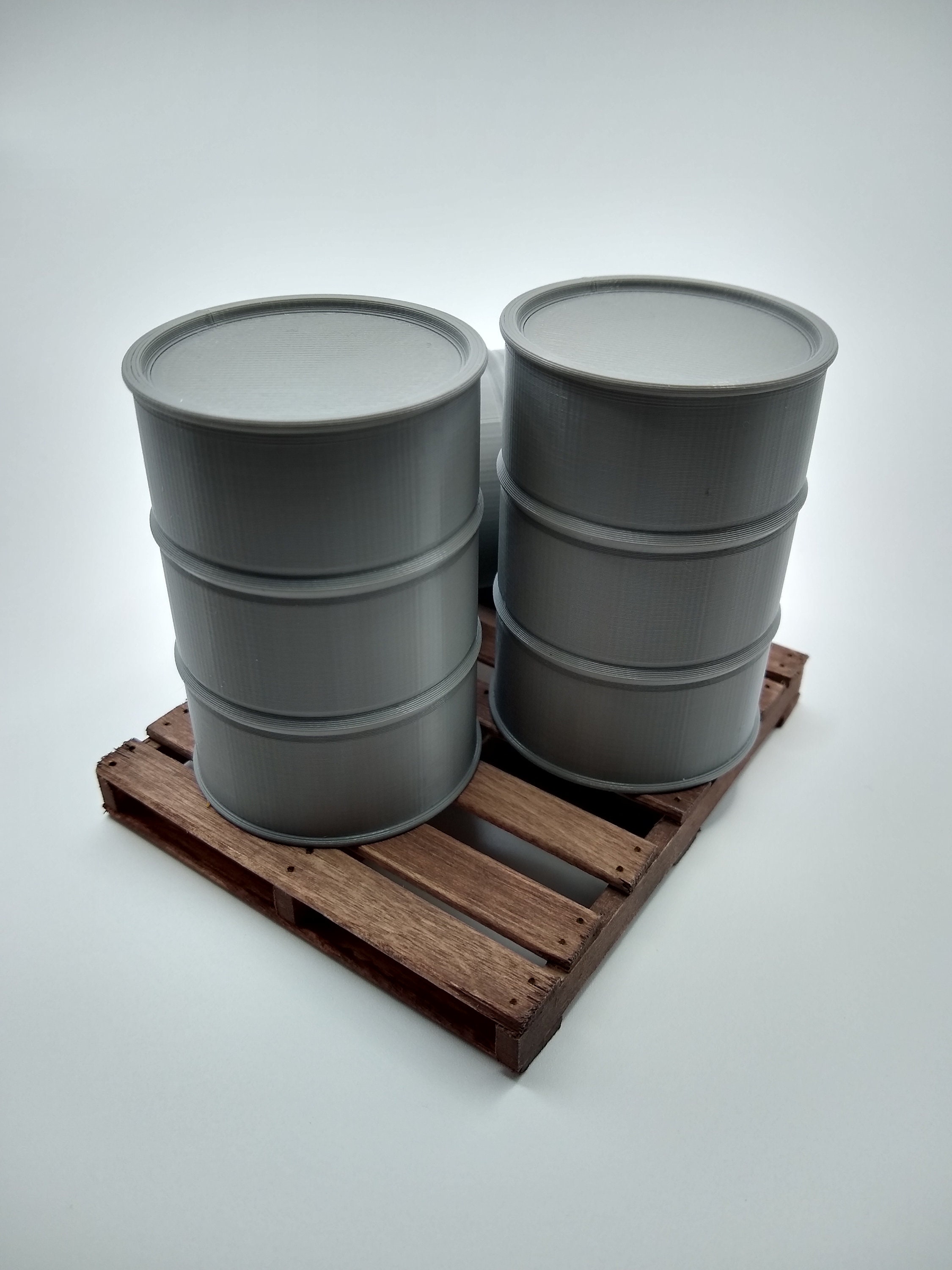 1:14 Scale Miniature 55 Gallon Drum / Oil Barrel (Single Drum)