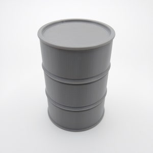 1:14 Scale Miniature 55 Gallon Drum / Oil Barrel Single Drum image 3