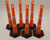 1:10 Scale Construction Cones - Set of 6 - RC Car Accessories