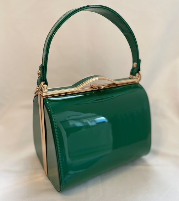 Classic Lilly Handbag in Vintage Green Vintage Inspired