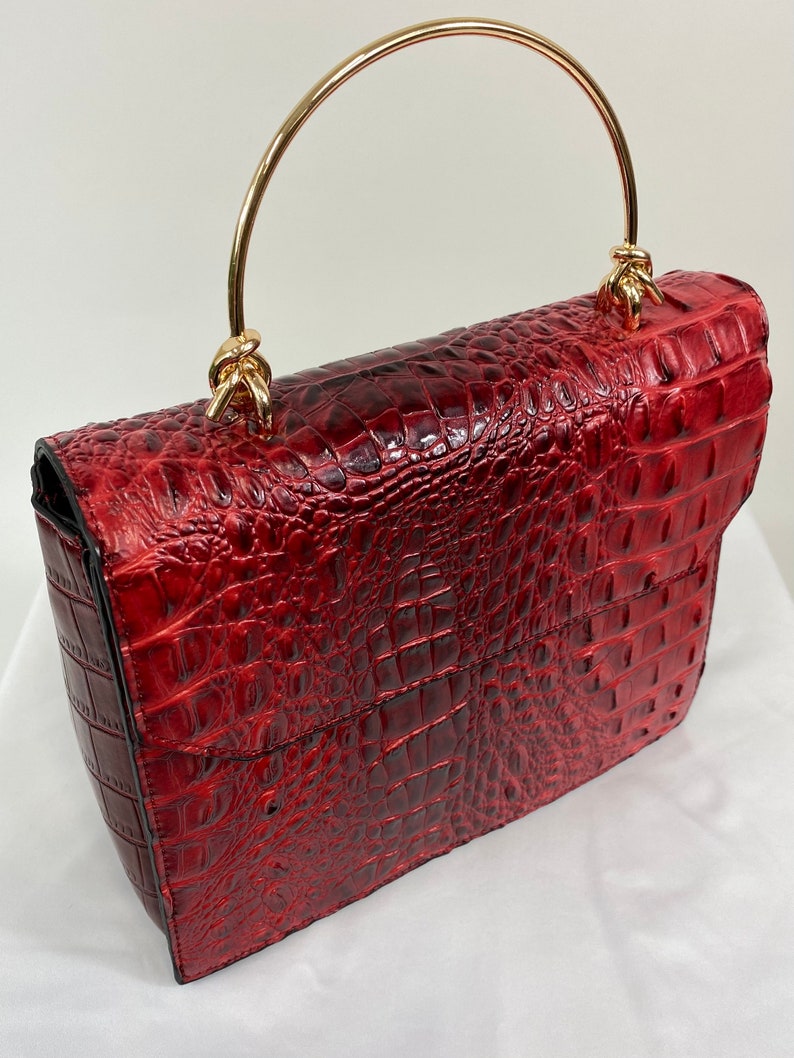 Vintage Handbags, Purses, Bags *New*     Classic Clara Handbag in Red Velvet - Vintage Inspired  AT vintagedancer.com