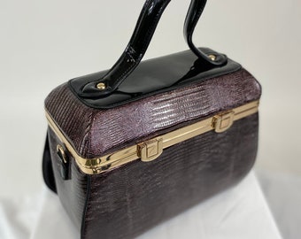 Classic Chloe-Anne Handbag in Black Copper - Vintage Inspired