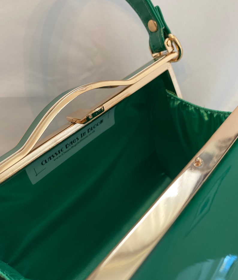 Classic Lilly Handbag in Vintage Green Vintage Inspired - Etsy