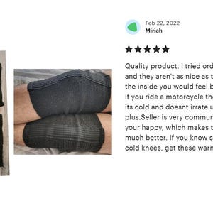 Knee Warmers for Arthritis Tendonitis pain, knee compression Sleeves, Knee Brace, Leg Warmers, Knee Pads, Hiking Camping fathers day gift image 4
