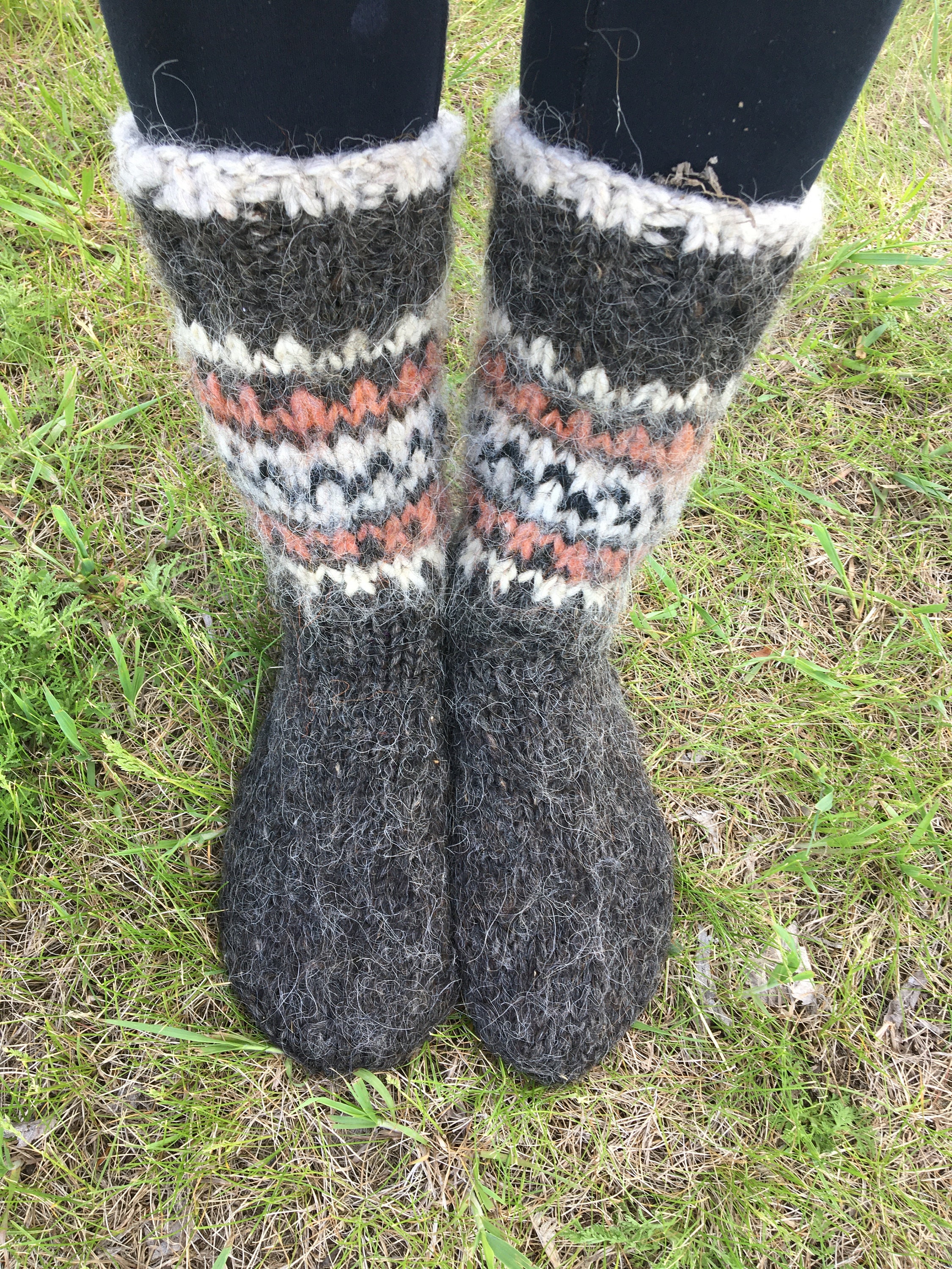Men's/Women's hand knitted wool socks. Extra Thick. Large Sizes. Pure wool socks Organic wool Therapeutical wool socks fathers day gift