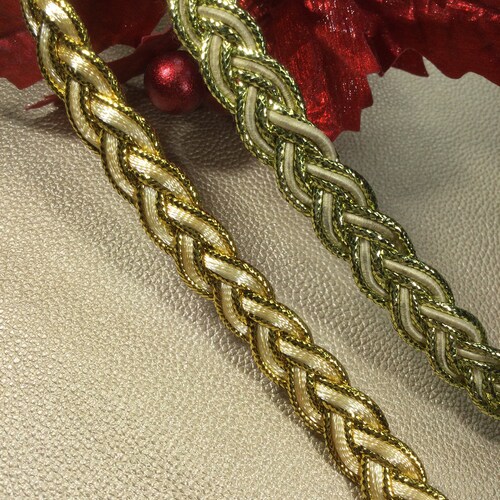 Flat Gold Chain Trim 1/4 Wide by the Yard Etsy