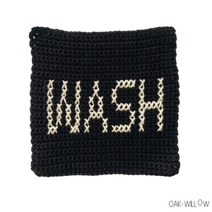 CROCHET PATTERN - Crochet Dishcloth - Crochet Washcloth -  Home Decor - Beginner Crochet Pattern - Cross Stitch Crochet - Modern Dishcloth