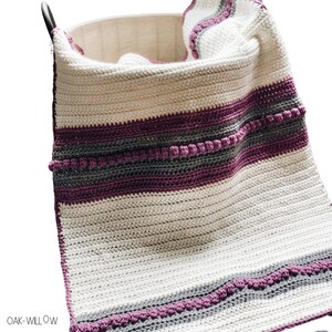 CROCHET PATTERN - Crochet Blanket - Home Decor - Afghan - Baby Blanket - Rosemary Baby Blanket