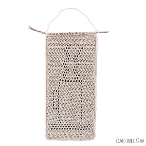 CROCHET PATTERN - Crochet Wall Hanging - Coffee Wall Decor - Filet Crochet - Home Decor - Beginner Crochet - Morning Cup Wall Hanging