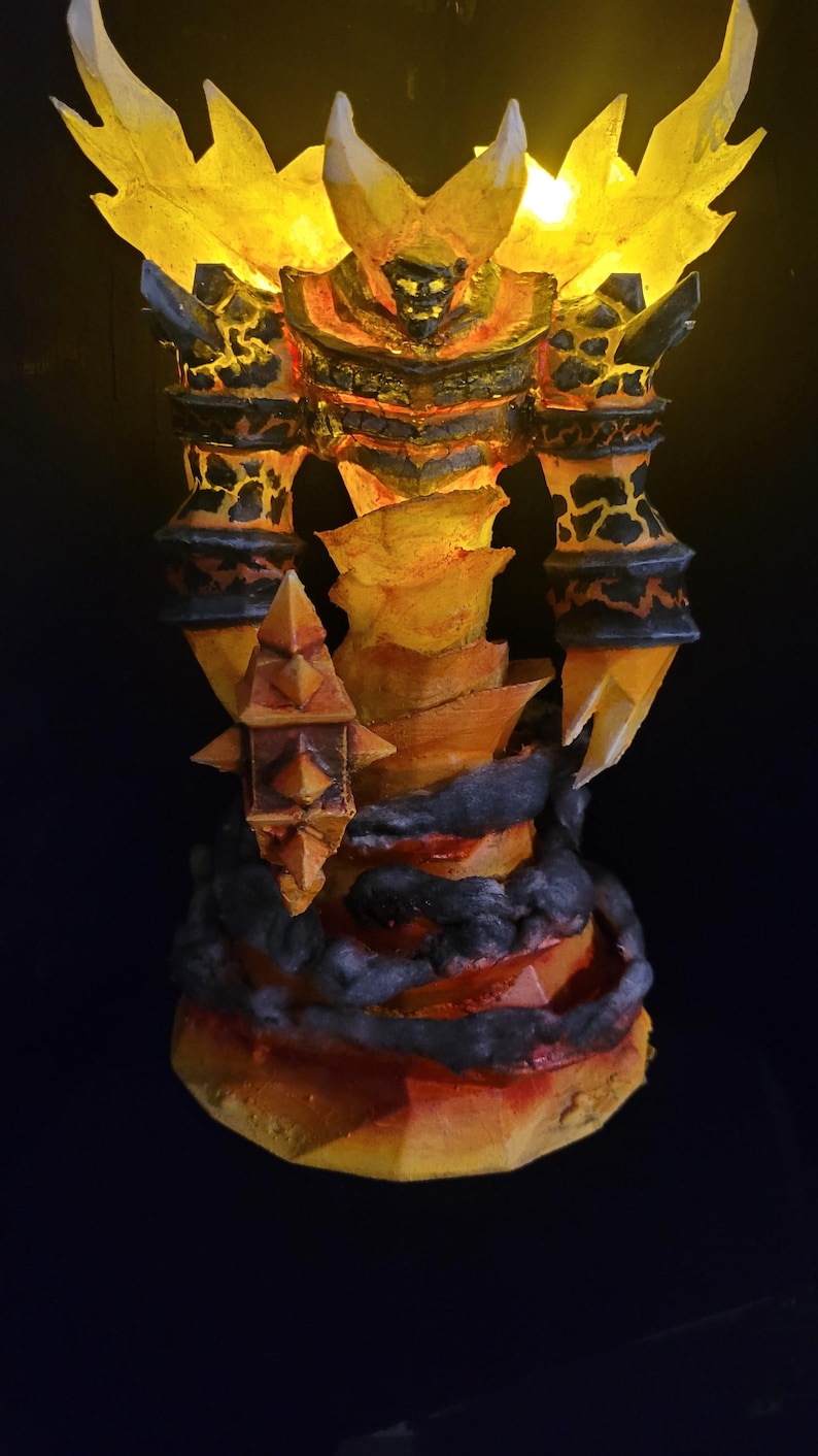 Ragnaros 3D Print With Lights - Etsy