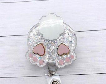 Bunny Badge Reel, Easter Badge Reel, Bunny Butt Badge Reel, Cute Badge Reel, Nurse badge reel
