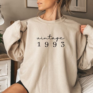 Classic 1993 Sweatshirt OR T-Shirt OR Hoodie | 31st Birthday Gift | Unisex Crewneck | Gift for Him | Gift for Her |  Milestone Birthday