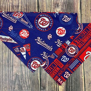 Washington Nationals Over the Collar Reversible Pet Scarf